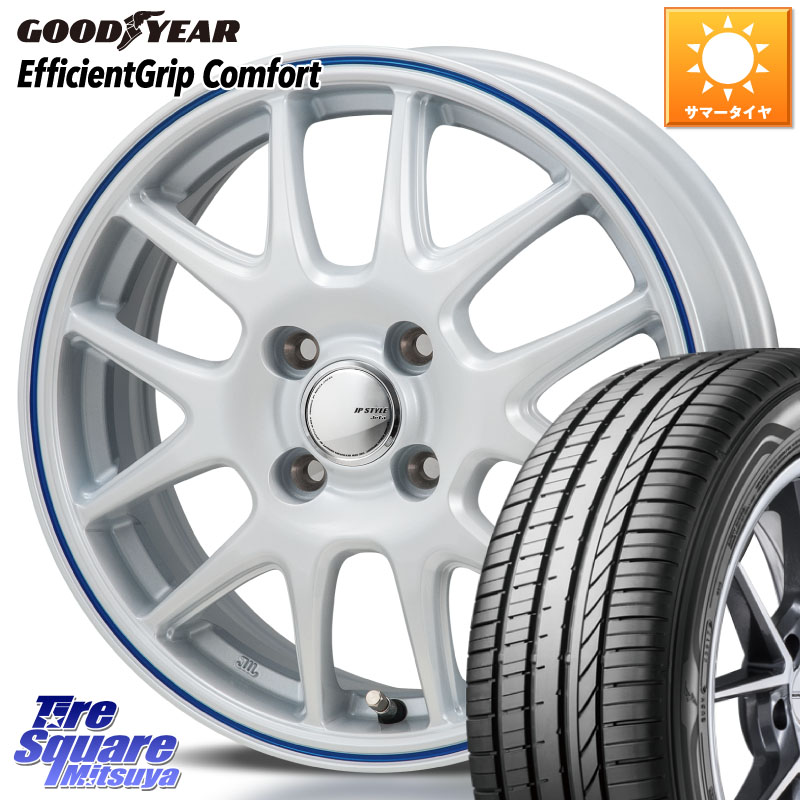 MONZA JP STYLE Jefa ジェファ 15インチ 15 X 5.5J +43 4穴 100 グッドイヤー EffcientGrip Comfort サマータイヤ 195/65R15 E13オーラ