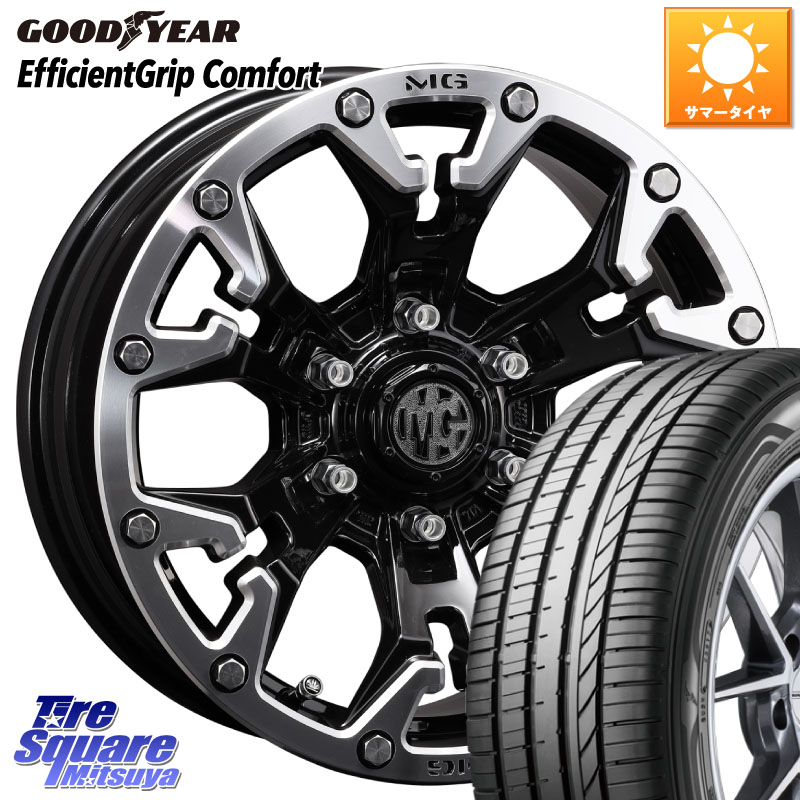 グッドイヤー EffcientGrip Comfort サマータイヤ 225/50R17CRIMSON クリムソン GOLEM ゴーレム 17インチ 17X7.0J 32 5穴 114.3｜タイヤスクエアミツヤ