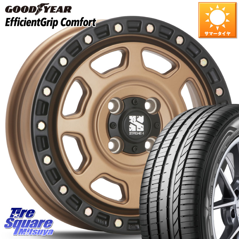 MLJ XJ07 XTREME-J 4H MB エクストリームJ 14インチ 14 X 4.5J +43 4穴 100 グッドイヤー EffcientGrip Comfort サマータイヤ 155/55R14 63,778円