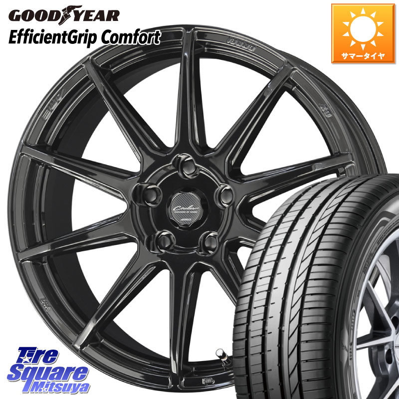 KYOHO キョウホウ CIRCLAR サーキュラー C10R 18インチ 18 X 8.0J +40 5穴 114.3 グッドイヤー EffcientGrip Comfort サマータイヤ 225/55R18 デリカD:5