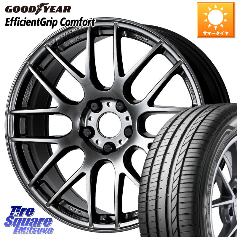 グッドイヤー EffcientGrip Comfort サマータイヤ 245/45R19WORK ワーク EMOTION エモーション M8R GTK 19インチ 19X8.5J 45 5穴 114.3 T32エクストレイル デリカD:5 SL系フォレスター ヴァンガード アウトランダー フーガ FUGA 日産 CR-V|タイヤスクエアミツヤ