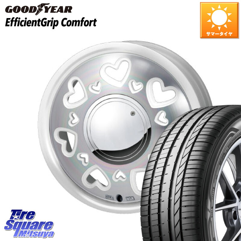 MONZA K Quty キューティー ホイール 15インチ 15 X 4.5J +43 4穴 100 グッドイヤー EffcientGrip Comfort サマータイヤ 165/50R15