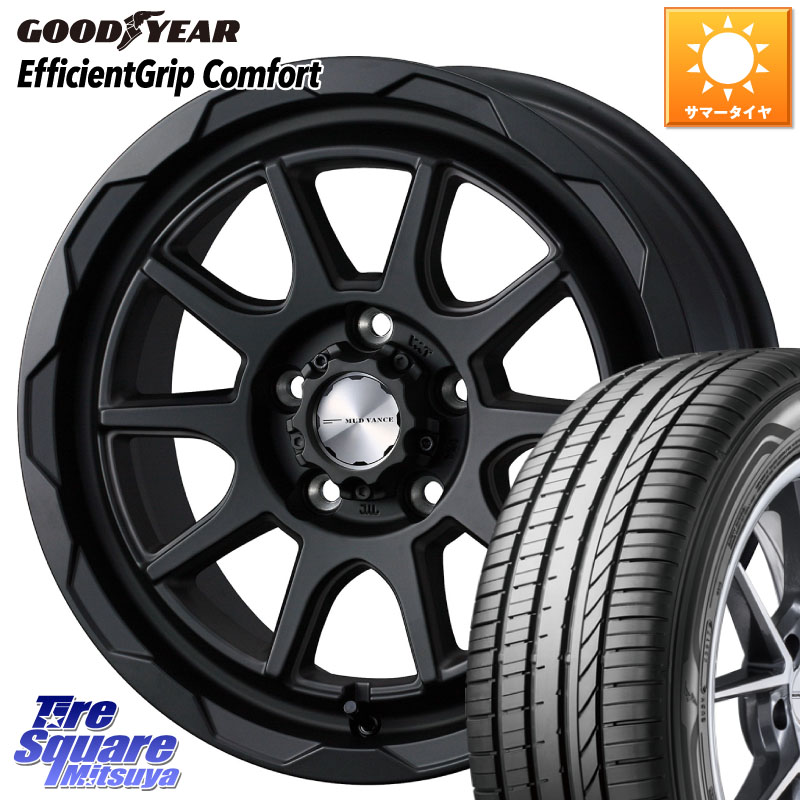 グッドイヤー EffcientGrip Comfort サマータイヤ 215/60R16WEDS マッドヴァンス06 MUD VANCE 06 ウエッズ 16インチ 16X7.0J 38 5穴 114.3 ジューク JUKE 日産 マークXジオ HS レクサス スカイラインセダン 日産 クラウンロイヤル クラウンハイブリッド ES レクサス ク|タイヤスクエアミツヤ