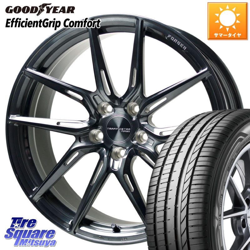 グッドイヤー EffcientGrip Comfort サマータイヤ 245/40R19HotStuff TSF-02 BRSC トラフィックスターフォージド 19インチ 19X8.0J 35 5穴 114.3 30系アルファード/ヴェルファイア 20系アルファード アルファードハイブリッド ヴェルファイアハイブリッド ヴェルファイ｜タイヤスクエアミツヤ