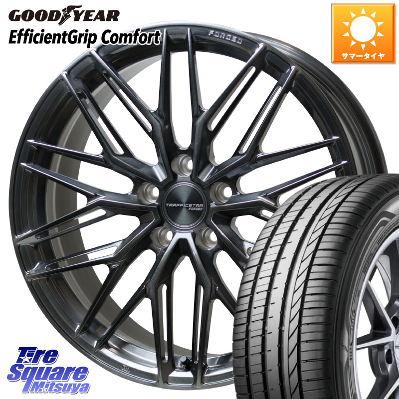 グッドイヤー EffcientGrip Comfort サマータイヤ 245/35R20HotStuff TSF-03 BRSC トラフィックスターフォージド 20インチ 20X8.5J 38 5穴 114.3 30系アルファード/ヴェルファイア 20系アルファード｜タイヤスクエアミツヤ