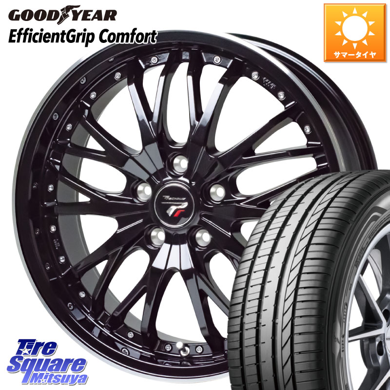 HotStuff Precious プレシャス HM3 HM-3 17インチ 17 X 7.0J +38 5穴 114.3 グッドイヤー EffcientGrip Comfort サマータイヤ 215/45R17