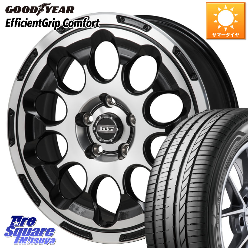 グッドイヤー EffcientGrip Comfort サマータイヤ 215/45R17Japan三陽 ボトムガルシア CHRONO クロノ 17X7.0J 45 5穴 114.3 リーフ LEAF 日産 セレナ SERENA 日産 ブレイド オーリス カローラルミオン｜タイヤスクエアミツヤ
