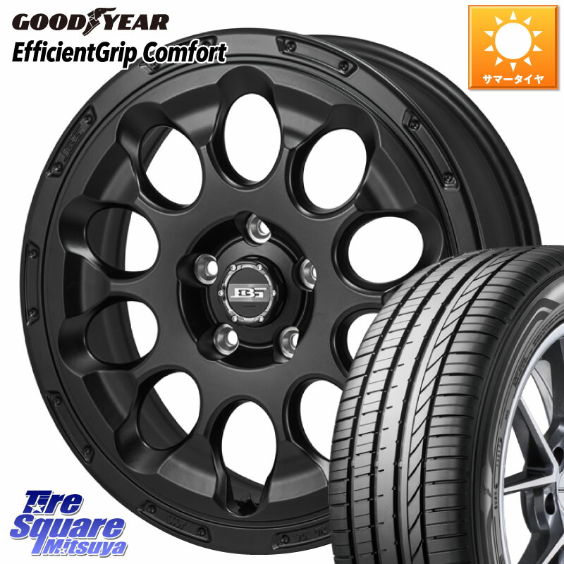 Japan三陽 ボトムガルシア CHRONO クロノ 17 X 7.0J +45 5穴 114.3 グッドイヤー EffcientGrip Comfort サマータイヤ 215/40R17