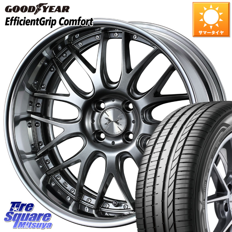 グッドイヤー EffcientGrip Comfort サマータイヤ 195/45R16WEDS MAVERICK 709M 4H シルバー HiDisk 16インチ 2ピース 16X6.0J 37 4穴 100 プロボックス サクシード｜タイヤスクエアミツヤ