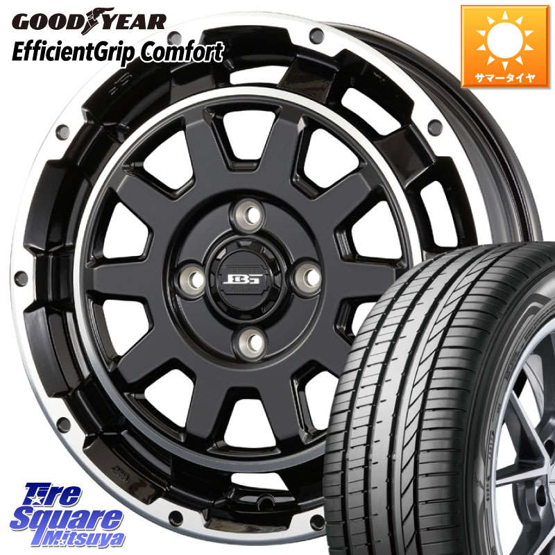 グッドイヤー EffcientGrip Comfort サマータイヤ 165/50R15KOSEI ボトムガルシア ディグレ ホイール 15X4.5J 45 4穴 100 コペン アトレーワゴン|タイヤスクエアミツヤ