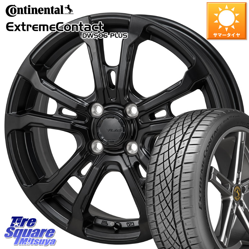 コンチネンタル ExtremeContact DWS06 PLUS エクストリームコンタクト 205/45R16MONZA HI-BLOCK VILAS 16インチ 16X6.0J 42 4穴 100｜タイヤスクエアミツヤ
