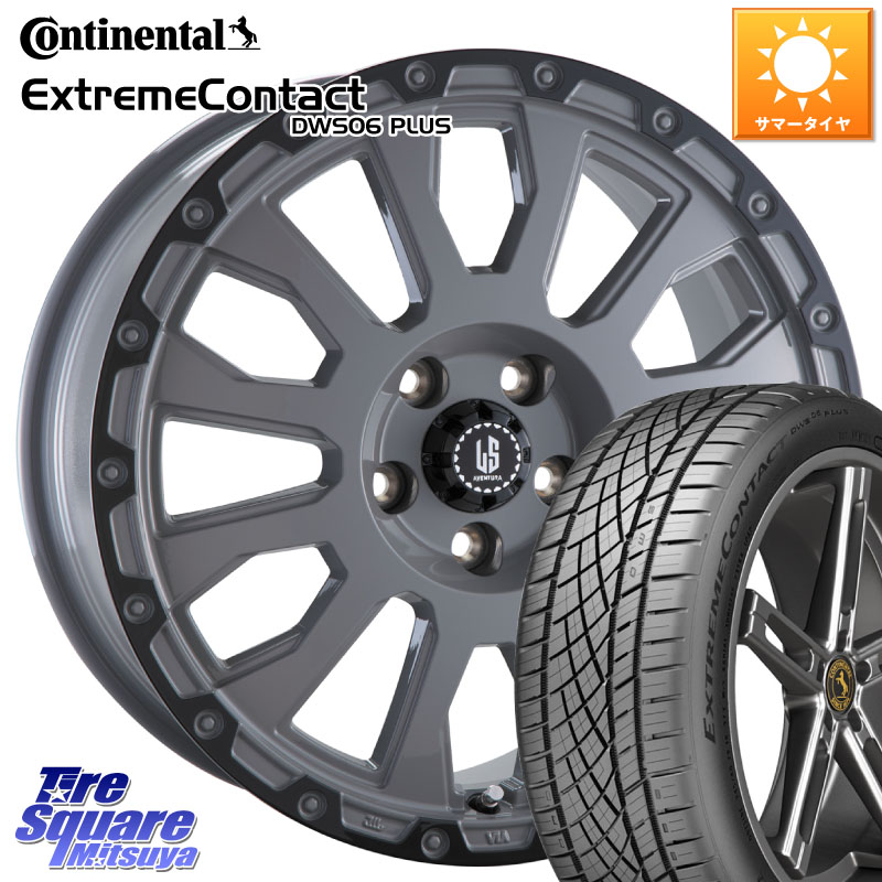 阿部商会 LA STRADA AVENTURA アヴェンチュラ 18インチ 18 X 8.0J +40 5穴 114.3 コンチネンタル ExtremeContact DWS06 PLUS エクストリームコンタクト 235/40R18