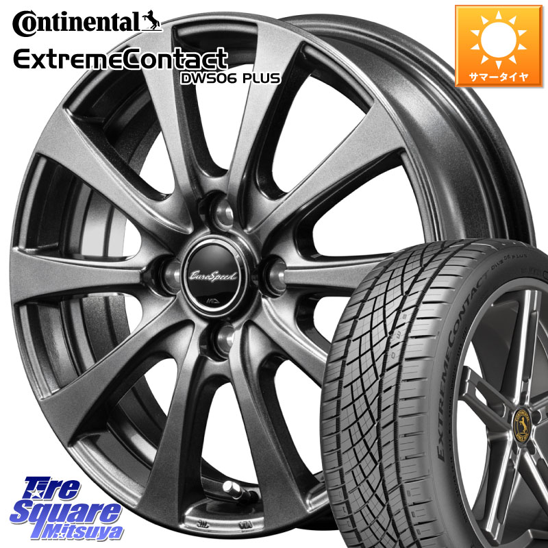 コンチネンタル ExtremeContact DWS06 PLUS エクストリームコンタクト 205/55R16MANARAY MID EuroSpeed G10 ホイール 16インチ 16X6.0J 50 4穴 100 アクア|タイヤスクエアミツヤ