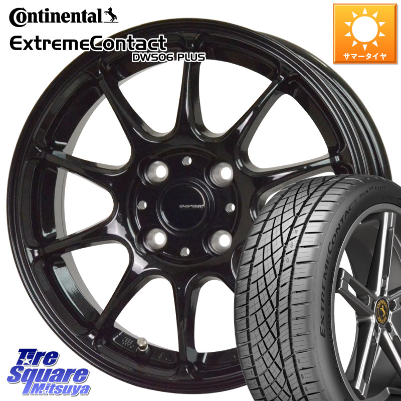 コンチネンタル ExtremeContact DWS06 PLUS エクストリームコンタクト 205/55R16HotStuff G.SPEED G-07 ホイール 16インチ ジースピード 16X6.0J 43 4穴 100 E13オーラ アクア|タイヤスクエアミツヤ
