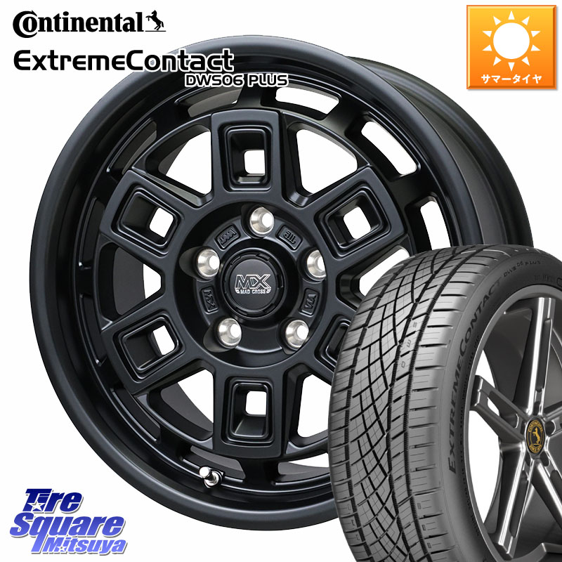 コンチネンタル ExtremeContact DWS06 PLUS エクストリームコンタクト 205/50R17HotStuff MAD CROSS AEVER マッドクロス アイヴァー ホイール 17インチ 17X7.0J 38 5穴 114.3 GRヤリスRSノーマルキャリパー オーリス カローラルミオン|タイヤスクエアミツヤ