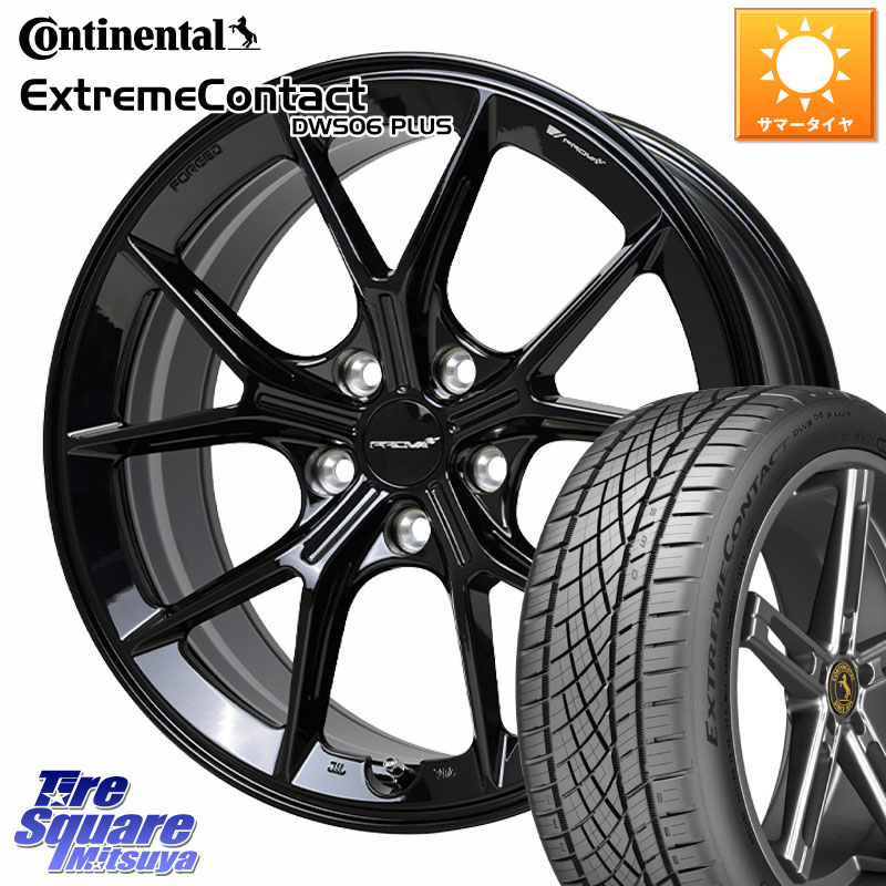 コンチネンタル ExtremeContact DWS06 PLUS エクストリームコンタクト 245/40R18HotStuff PROVA RAFFINATO プローバ ラフィナート スバル車専用 鍛造ホイール 18インチ 18X8.5J(VAB 4POT) 42 5穴 114.3 WRX STI|タイヤスクエアミツヤ