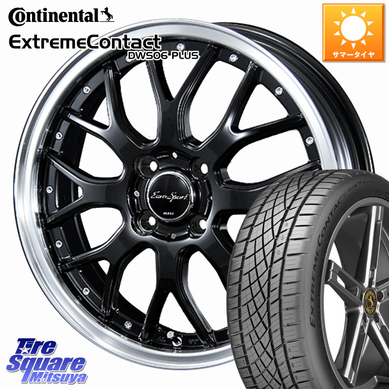 BLEST EuroSport Type815 ホイール 16インチ 16 X 6.0J +48 4穴 100 コンチネンタル ExtremeContact DWS06 PLUS エクストリームコンタクト 205/55R16