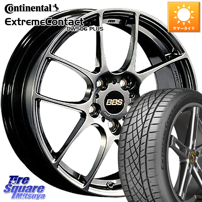 BBS RF 鍛造1ピース DB ホイール 18インチ 18 X 7.5J +48 4穴 100 コンチネンタル ExtremeContact DWS06 PLUS エクストリームコンタクト 215/40R18 FITクロスター