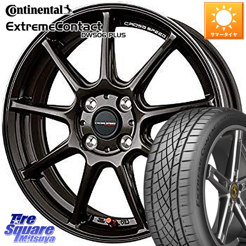 HotStuff クロススピード RS9 RS-9 軽量 ホイール 16インチ 16 X 6.0J +45 4穴 100 コンチネンタル ExtremeContact DWS06 PLUS エクストリームコンタクト 195/50R16 アクア 160系カローラフィールダー ヤリス ロードスター 130系ヴィッツ モビリオ モビリオスパイク