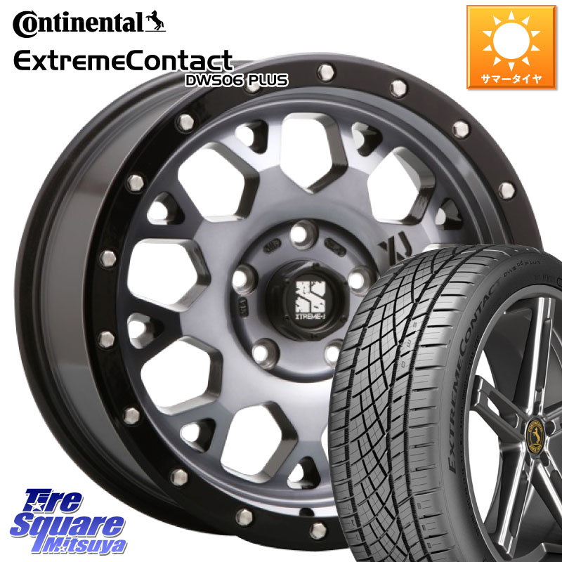 MLJ XJ04 XTREME-J エクストリームJ ホイール 17インチ 17 X 7.0J +42 5穴 114.3 コンチネンタル ExtremeContact DWS06 PLUS エクストリームコンタクト 225/45R17 GRヤリスRSノーマルキャリパー