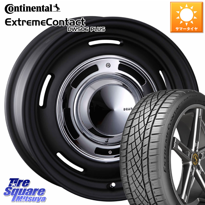 CRIMSON ディーン クロスカントリー ブラック 17インチ 17 X 7.0J +47 5穴 114.3 コンチネンタル ExtremeContact DWS06 PLUS エクストリームコンタクト 215/55R17 ヤリスクロス RC系オデッセイ前期