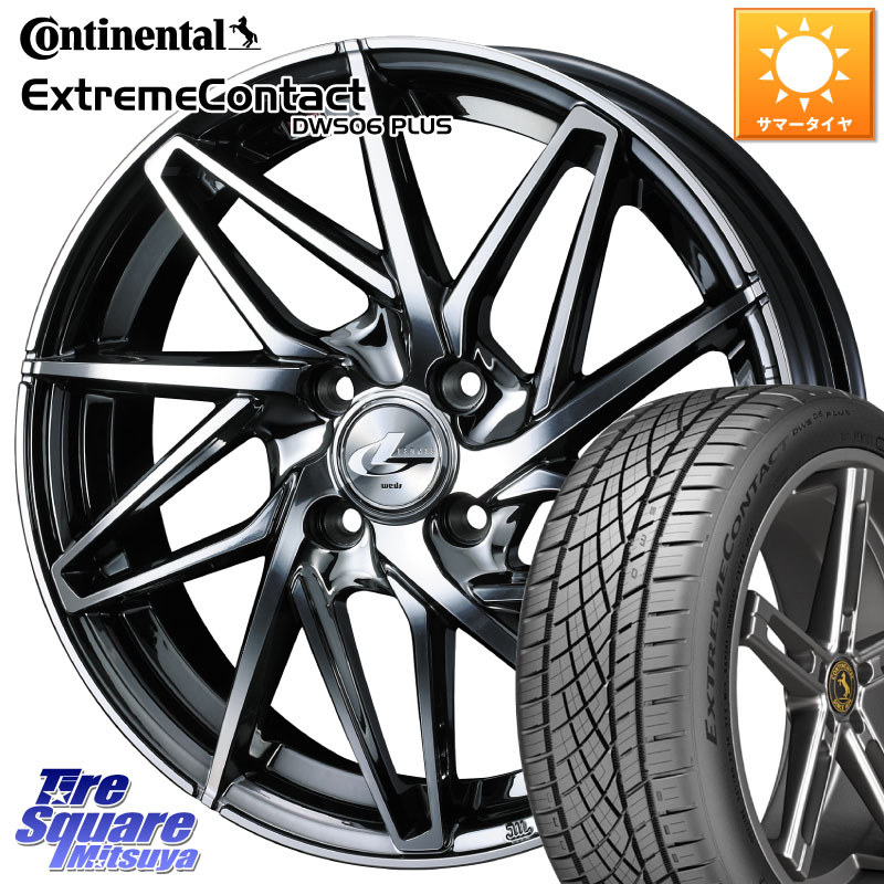 コンチネンタル ExtremeContact DWS06 PLUS エクストリームコンタクト 205/50R17WEDS 40585 レオニス LEONIS IT 17インチ 17X6.5J 42 4穴 100 E13オーラ｜タイヤスクエアミツヤ 103,205円