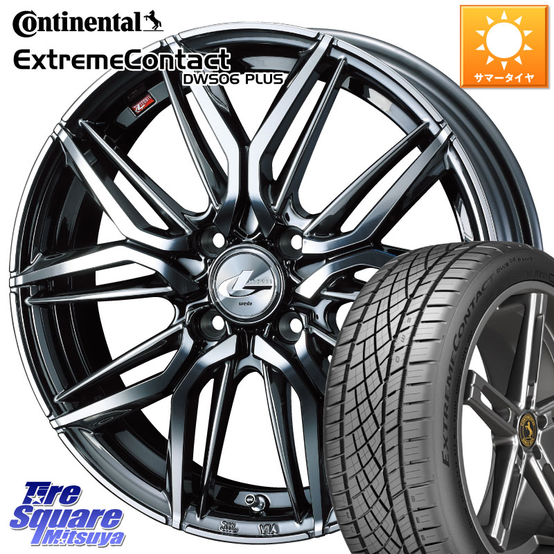 WEDS 40790 レオニス LEONIS LM BMCMC 16インチ 16 X 6.0J +42 4穴 100 コンチネンタル ExtremeContact DWS06 PLUS エクストリームコンタクト 195/50R16 アクア 160系カローラフィールダー ヤリス ロードスター 130系ヴィッツ モビリオ モビリオスパイク