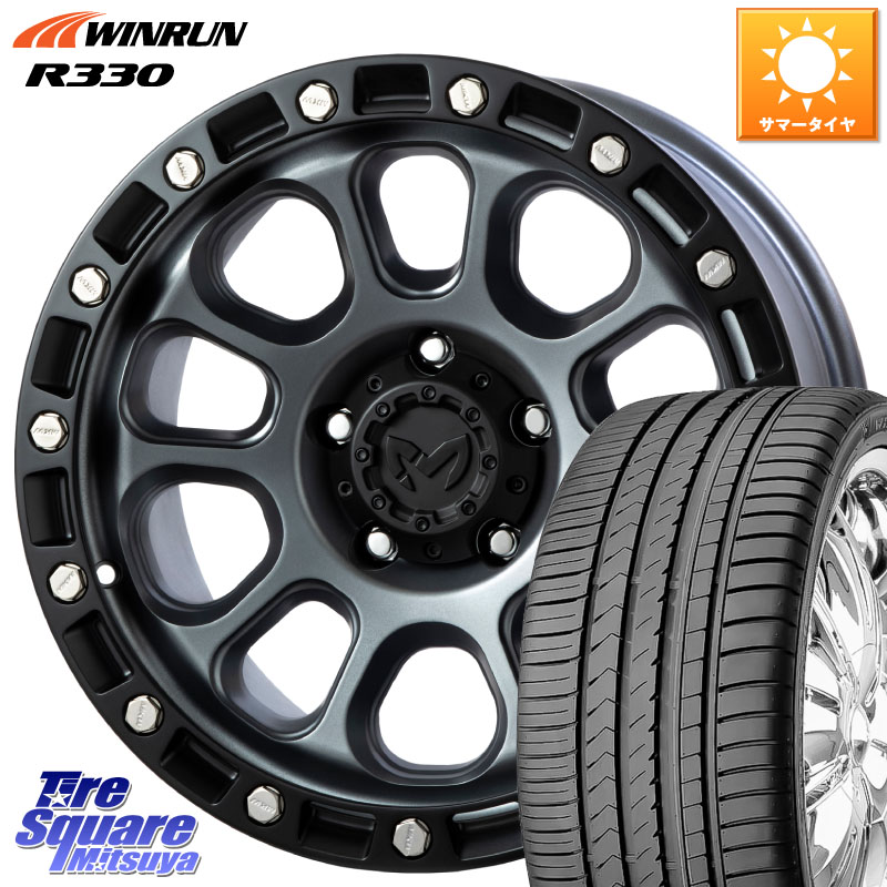 WINRUN R330 サマータイヤ 205/40R17MKW M204 ドライグレー 17インチ 17X8.0J 38 5穴 114.3|タイヤスクエアミツヤ