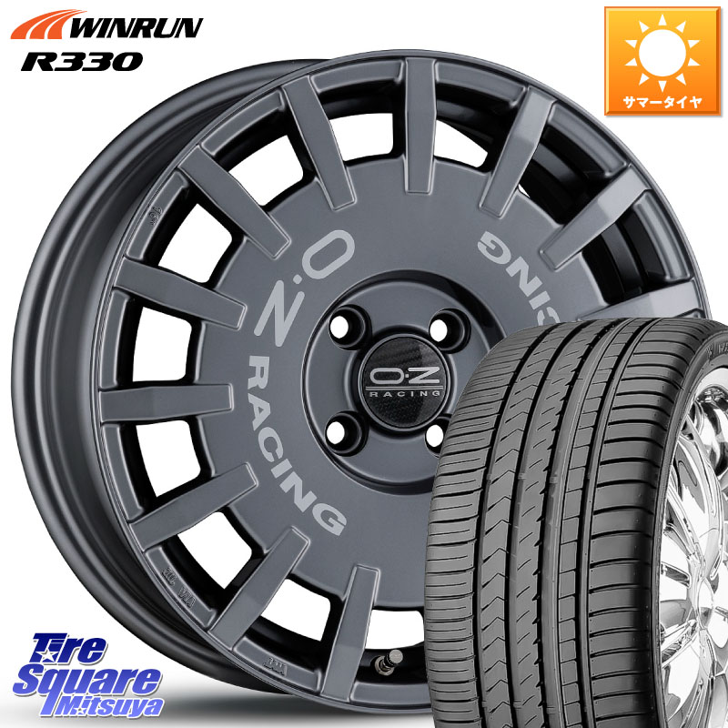 OZ Rally Racing ラリーレーシング GRA 16インチ 16 X 5.5J +45 4穴 100 WINRUN R330 サマータイヤ 195/45R16 K13マーチ E11ノート