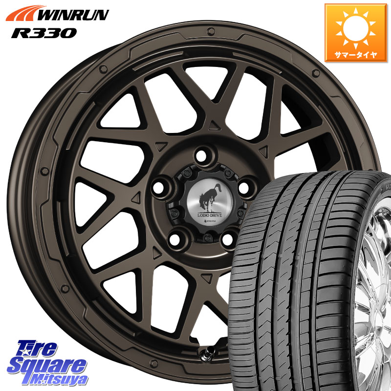 WINRUN R330 サマータイヤ 195/50R16SUPER STAR LODIO DRIVE ロディオドライブ 8M MONO モノ 16X7.0J 42 5穴 114.3｜タイヤスクエアミツヤ