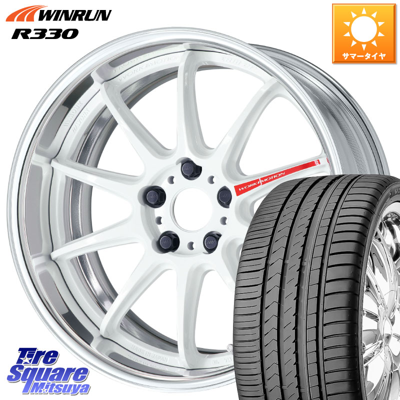 WINRUN R330 サマータイヤ 245/40R18WORK EMOTION ZR10 L Disk AZW 18インチ 2ピース 18X8.5J 45 5穴 114.3 WRX-S4(VBH) アリスト WRX S4 インプレッサ WRX|タイヤスクエアミツヤ
