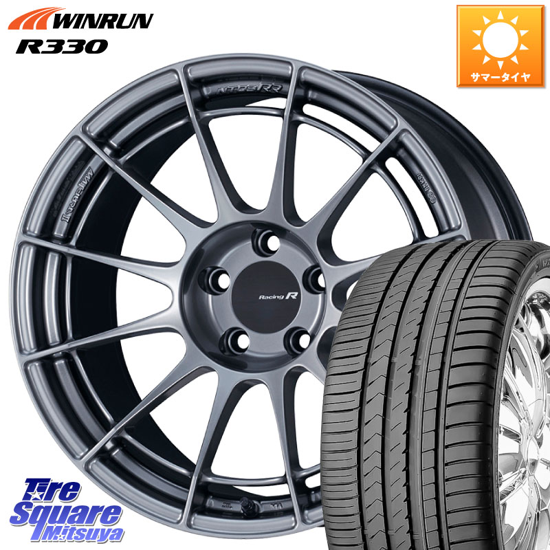 ENKEI エンケイ Racing Revolution NT03RR ホイール 18 X 9.5J(FK) +45 5穴 120 WINRUN R330 サマータイヤ 255/35R18 FK8シビックTypeRブレンボキャリパー対応