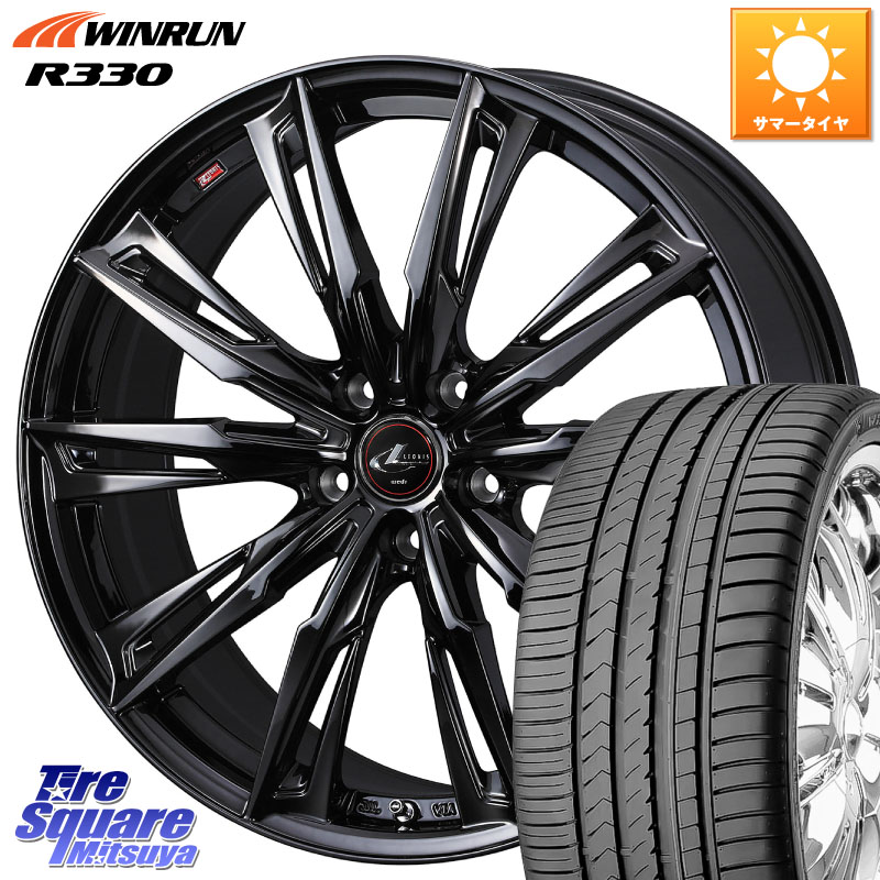 WINRUN R330 サマータイヤ 245/45R19WEDS 40961 LEONIS レオニス GX ホイール 19インチ 19X8.0J 35 5穴 114.3 30系アルファード/ヴェルファイア 20系アルファード アルファードハイブリッド ヴェルファイアハイブリッド ヴェルファイア アルファード NX レクサス エク|タイヤスクエアミツヤ