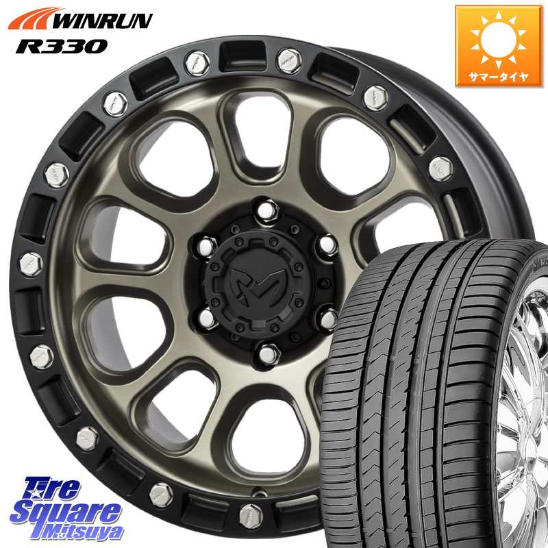 WINRUN R330 サマータイヤ 205/40R17MKW M204 コヨーテブロンズ ホイール 17インチ 17X8.0J 38 5穴 114.3|タイヤスクエアミツヤ