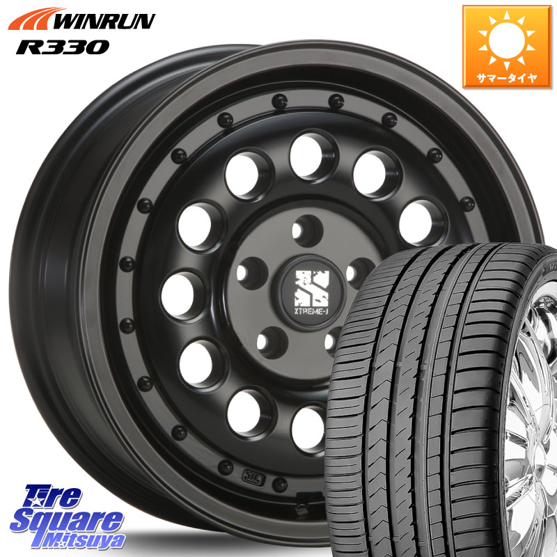 MLJ XTREME-J エクストリーム RUGGED ラギッド 16インチ 16 X 6.5J +32 5穴 114.3 WINRUN R330 サマータイヤ 205/55R16