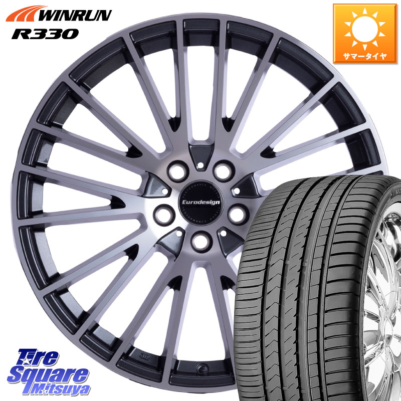 WINRUN R330 サマータイヤ 225/50R17阿部商会 Eurodesign CALWER ホイール 17インチ 17X7.5J(AUDI A5 F5C) 28 5穴 112 アウディ A5 F5系｜タイヤスクエアミツヤ