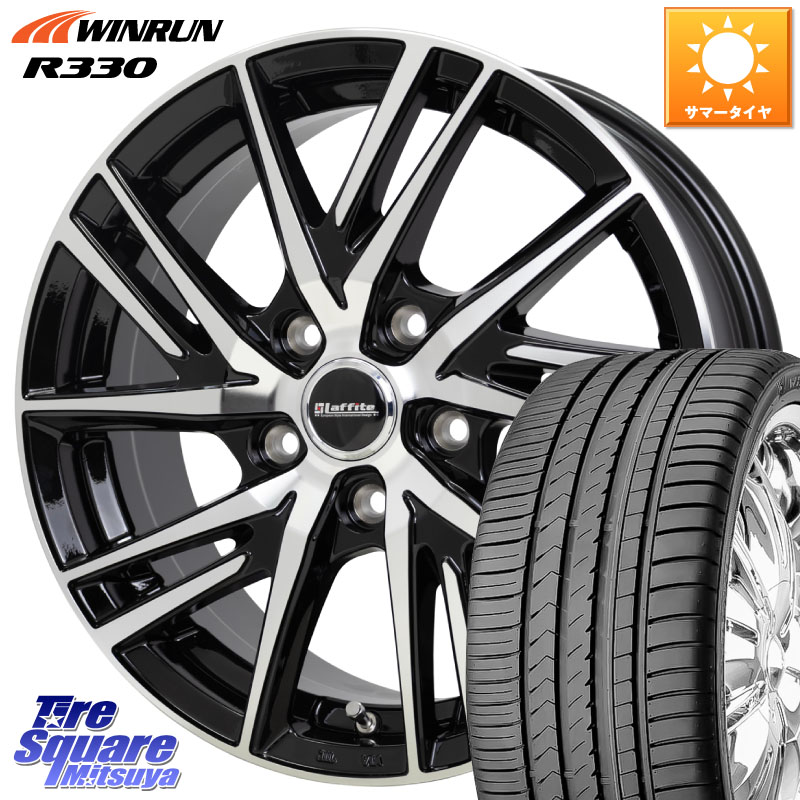 WINRUN R330 サマータイヤ 235/55R18HotStuff ラフィット LW06-2 LW-06-2 ホイール 18インチ 18X8.0J 42 5穴 114.3 T32エクストレイル NX レクサス ハリアー|タイヤスクエアミツヤ