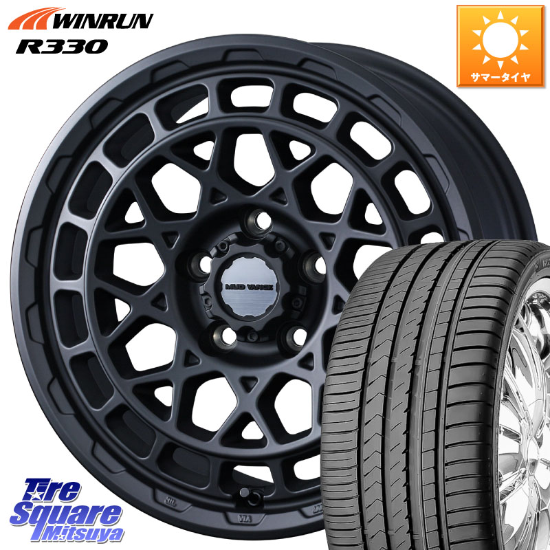 WINRUN R330 サマータイヤ 235/55R18WEDS MUDVANCE X TYPE M ホイール 18インチ マッドヴァンス タイプM 18X7.5J 35 5穴 114.3 デリカD:5 D5 カスタムサイズ NX レクサス ハリアー|タイヤスクエアミツヤ