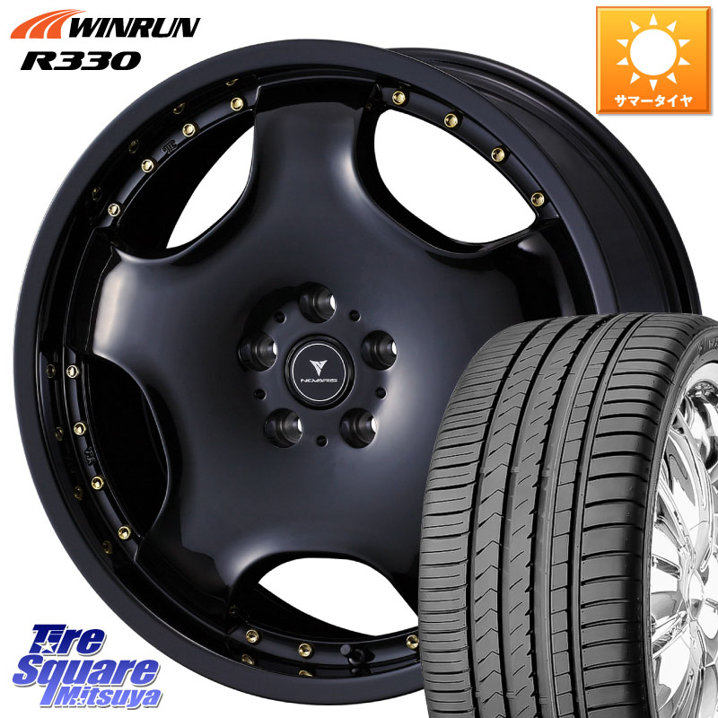 WEDS NOVARIS ASSETE D1 特価● ホイール 20インチ ノヴァリス アセット 20 X 8.0J +42 5穴 114.3 WINRUN R330 サマータイヤ 235/30R20