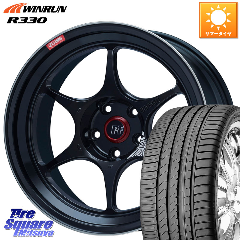 WINRUN R330 サマータイヤ 215/35R19ENKEI エンケイ PerformanceLine PF06 BK ホイール 19インチ 19X8.0J 45 5穴 100 210/A10系カローラ 50系プリウス BRZ/86/GR86 GR 86 ハチロク 86 ハチロク｜タイヤスクエアミツヤ
