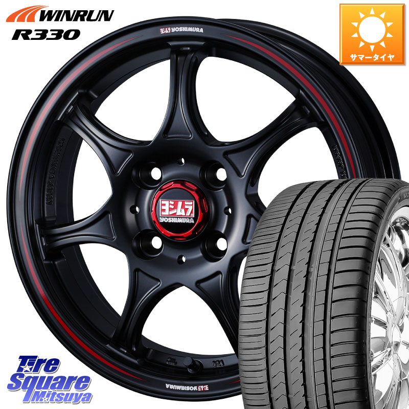 WINRUN R330 サマータイヤ 165/50R15WEDS ヨシムラ WRS7 SEVEN ホイール 15インチ 15X5.0J 45 4穴 100 タウンボックス クリッパーリオ 日産 コペン アトレーワゴン|タイヤスクエアミツヤ