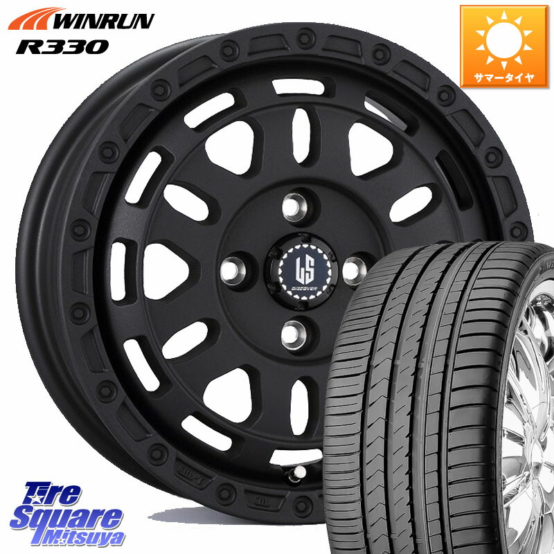 WINRUN R330 サマータイヤ 165/55R14阿部商会 LA STRADA DISCOVER ホイール 14インチ 14X4.5J 45 4穴 100 ハイゼットアゲトラCustom車用※軽自動車専用ホイール※ ekワゴン アルト系 モコ 日産 アトレーワゴン キャリイ エブリイ アゲトラ|タイヤスクエアミツヤ