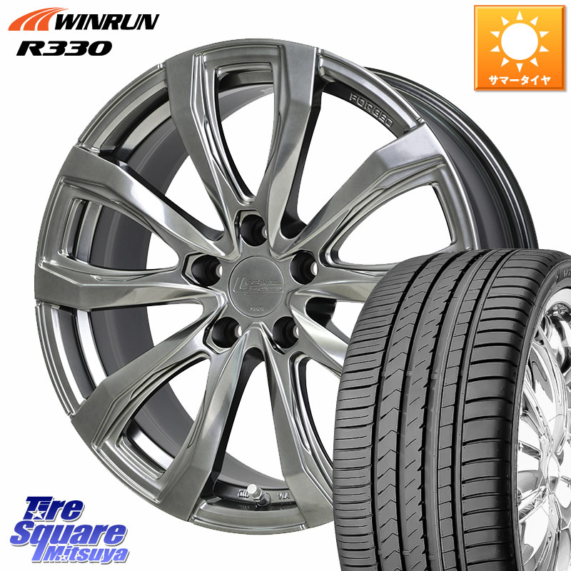 HotStuff シュティッヒ レグザス FORGED FS-01 平座仕様(レクサス・トヨタ専用) 鍛造ホイール 19インチ 19 X 7.5J +40 5穴 120 WINRUN R330 サマータイヤ 225/55R19 40系アルファード 40系ヴェルファイア