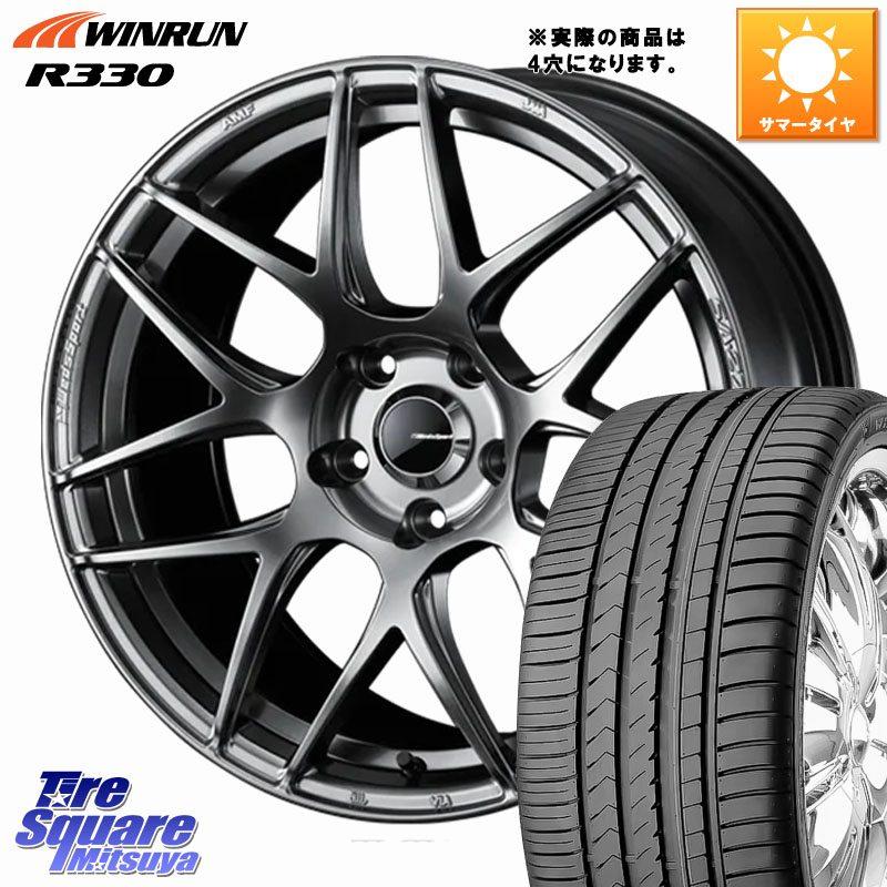 WEDS 74207 SA-27R PSB ウェッズ スポーツ ホイール 17インチ 17 X 6.5J +42 4穴 100 WINRUN R330 サマータイヤ 205/50R17 E13オーラ