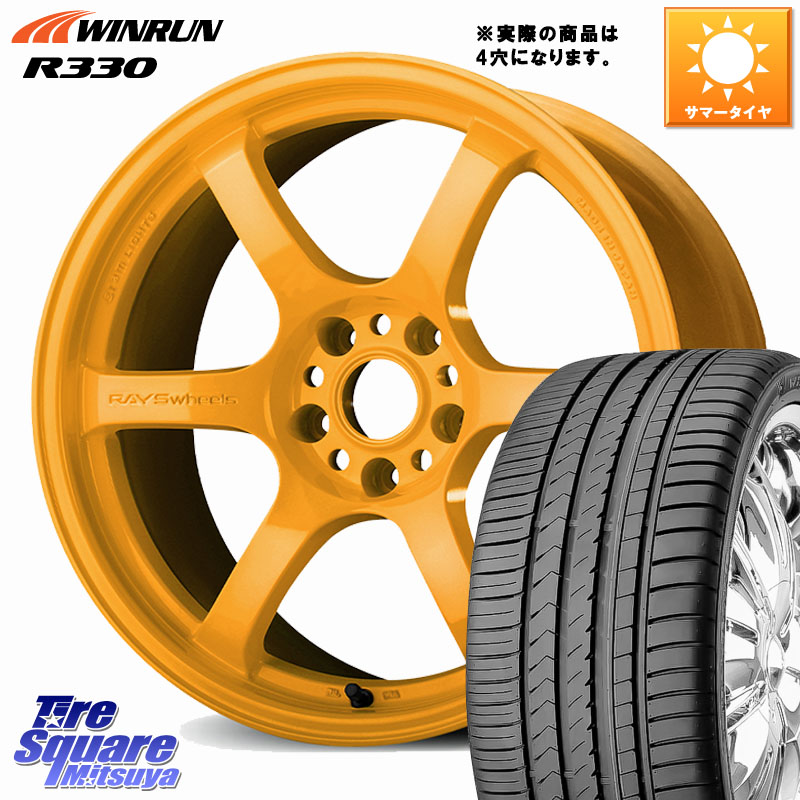 RAYS gramLIGHTS 57DR 2324 LIMITED EDITION ホイール 18インチ 18 X 8.5J +37 5穴 114.3 WINRUN R330 サマータイヤ 235/50R18 30系アルファード 30系ヴェルファイア 20系アルファード 109,351円