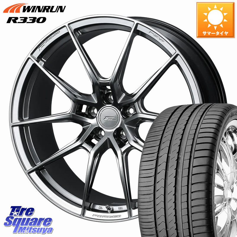 WEDS F ZERO FZ-6 FZ6 鍛造 FORGED ホイール 21インチ エフゼロ 21 X 9.0J +40 5穴 120 WINRUN R330 サマータイヤ 245/40R21