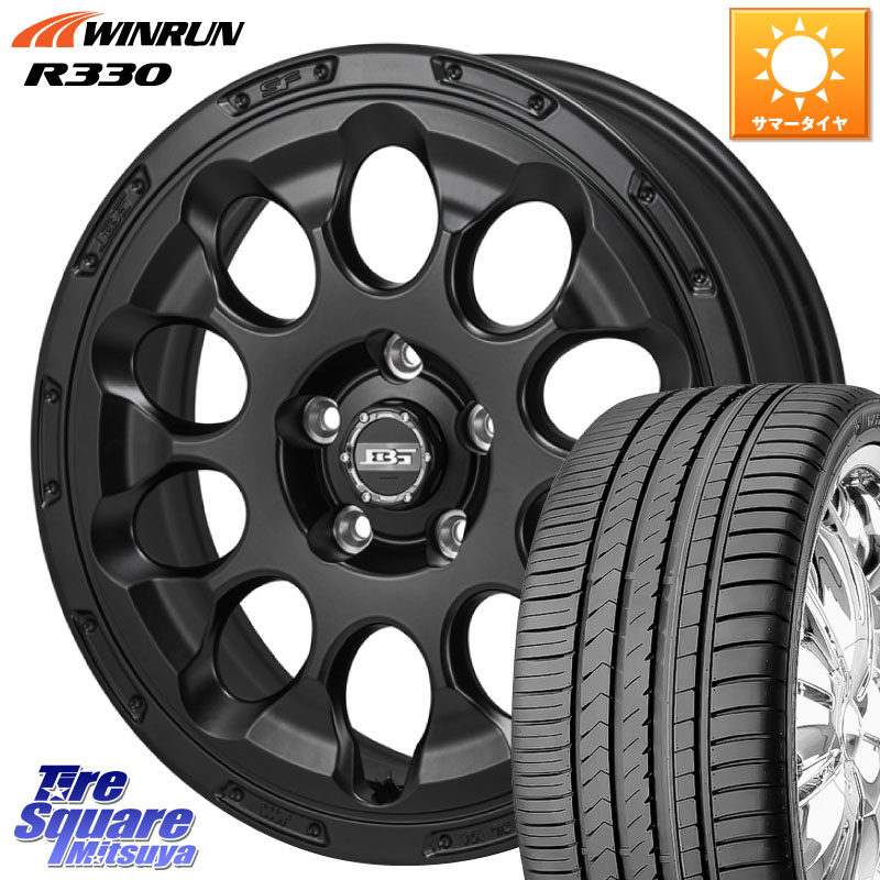 KOSEI BOTTOM GARCIA CHRONO ホイール 17インチ 17 X 7.0J +38 5穴 114.3 WINRUN R330 サマータイヤ 225/50R17