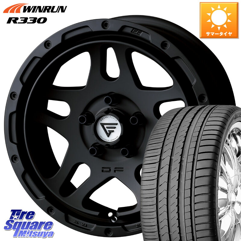 WINRUN R330 サマータイヤ 225/50R17DELTA FORCE OVERLANDER ホイール 17インチ 17X7.0J 32 5穴 114.3|タイヤスクエアミツヤ
