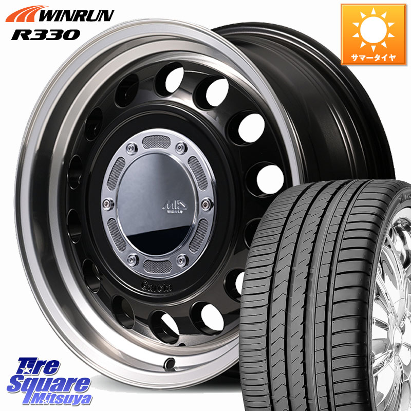 MANARAY MID GARCIA CISCO Type2 ホイール 16インチ 16 X 6.5J +40 5穴 114.3 WINRUN R330 サマータイヤ 195/65R16 60系プリウス P15キックス