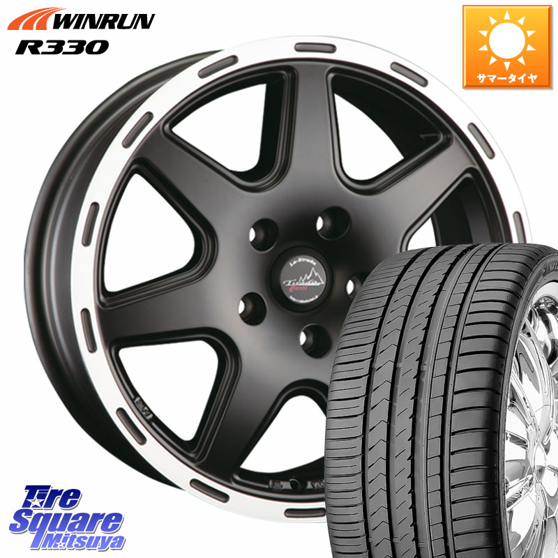 WINRUN R330 サマータイヤ 225/55R18阿部商会 TIRADO CROSS ホイール 18インチ 18X7.0J(US) 40 5穴 110 クライスラー Jeep Cherokee チェロキー KL系 Jeep Renegade ジープ レネゲード｜タイヤスクエアミツヤ